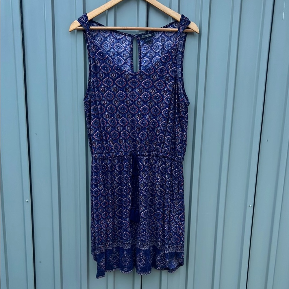 Lucky Brand Blue Sleeveless Sundress